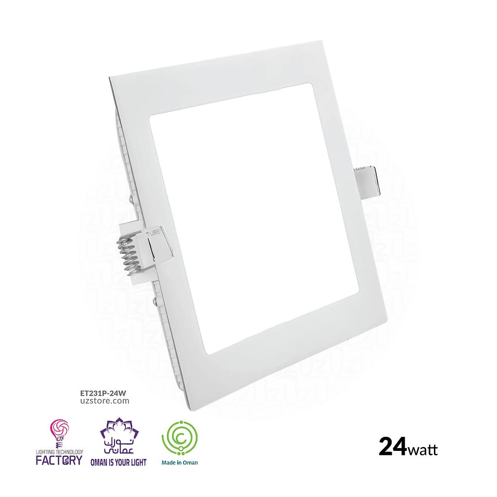 LTF 24W Square Panel light Sigma Warm white | UZ Store